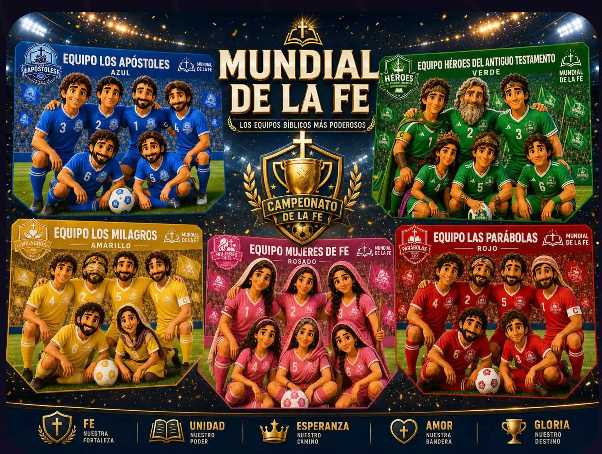 ÁLBUM DE LA BÍBLIA + 4 REGALOS